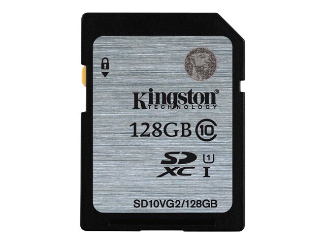 Kingston - flash memory card - 128 GB - SDXC UHS-I