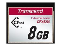 Transcend CFast CFX520I Industrial Grade - flash memory card - 8 GB - CFast