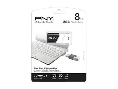 PNY Compact Attaché - USB flash drive - 8 GB