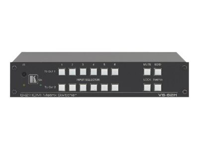 Kramer Matrix VS-62H 6x2 4K HDMI Matrix Switcher - video/audio switch - rac
