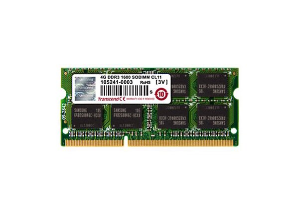 Transcend - DDR3L - 4 GB - SO-DIMM 204-pin - unbuffered
