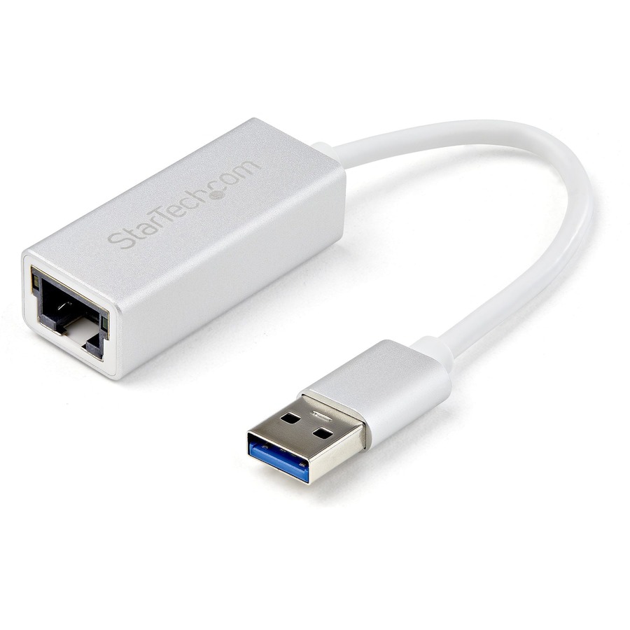 StarTech.com USB 3.0 to Gigabit Ethernet NIC Network Adapter, Aluminum Buil