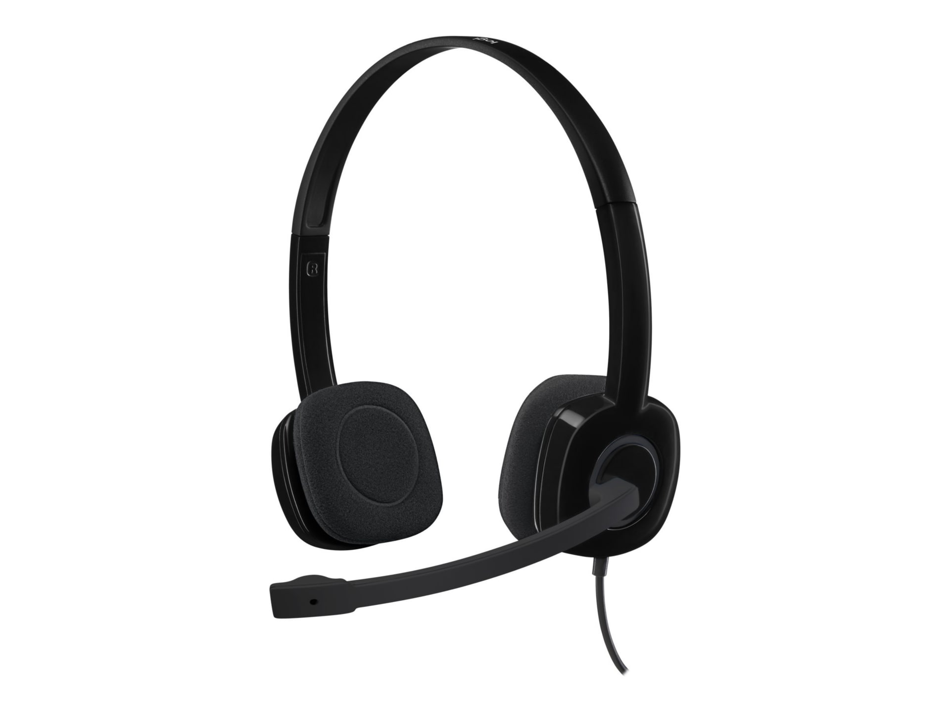 Logitech H151 Stereo Headset with Noise-Cancelling Mic - headset