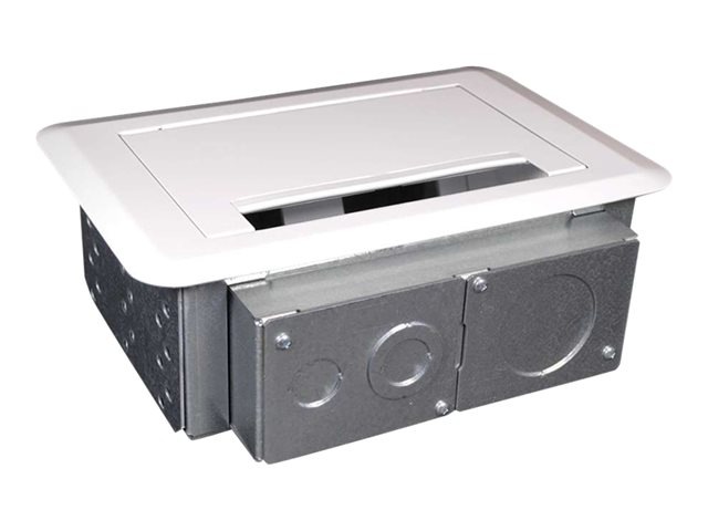 C2G Wiremold Evolution Series Four Gang Wall Box - surface mount box