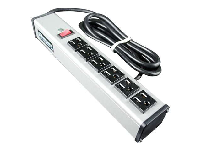 C2G 15ft Wiremold 6-Outlet Plug-In Center Unit 120v/15a Lighted Switch 6-Ou