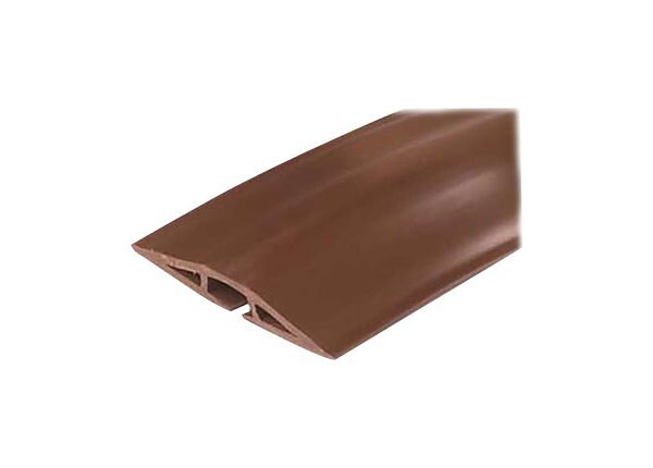 C2G 5ft Wiremold Corduct Overfloor Cord Protector - Brown - cable protector
