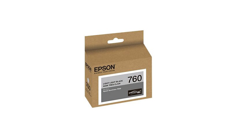 Epson 760 - light light black - original - ink cartridge