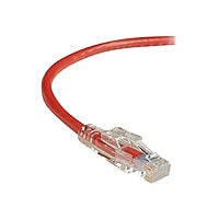 Black Box 7ft Red GigaTrue CAT6 550Mhz UTP Patch Cable Optional Locking 7'