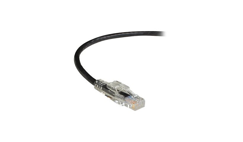 Black Box 3ft Black GigaTrue CAT6 550Mhz UTP Patch Cable Optional Locking
