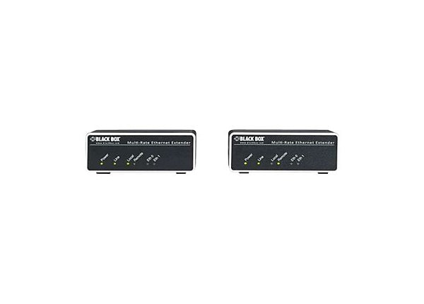 Black Box Multi-Rate Ethernet Extender - network extender - 10Mb LAN, 100Mb LAN