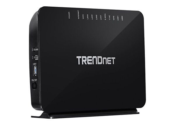 TRENDnet TEW-816DRM - wireless router - DSL modem - 802.11a/b/g/n/ac - desktop
