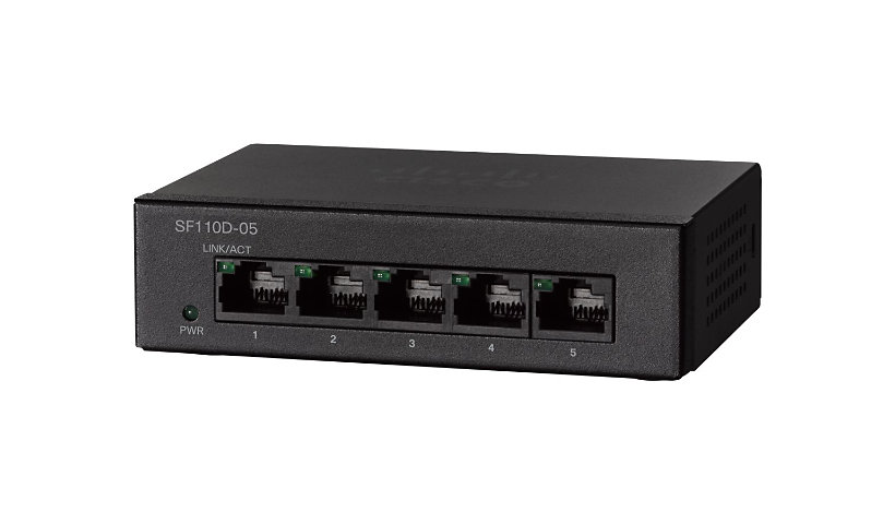 Cisco Small Business SF110D-05 - switch - 5 ports - unmanaged