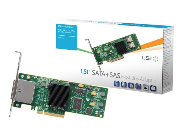 LSI SAS 9200-8e - storage controller (RAID) - SATA 3Gb/s / SAS - PCIe 2.0 x8