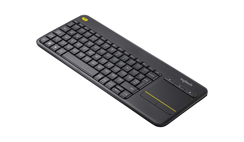 Logitech Wireless Touch Keyboard K400 Plus - keyboard - with touchpad - QWERTY - US International - black
