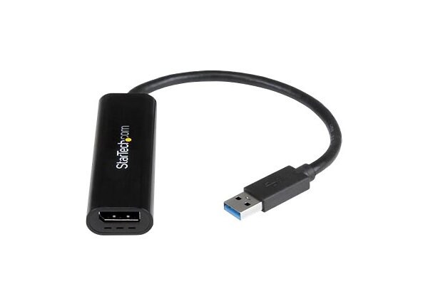 StarTech.com Slim USB 3.0 to DisplayPort Adapter - External USB Video Card