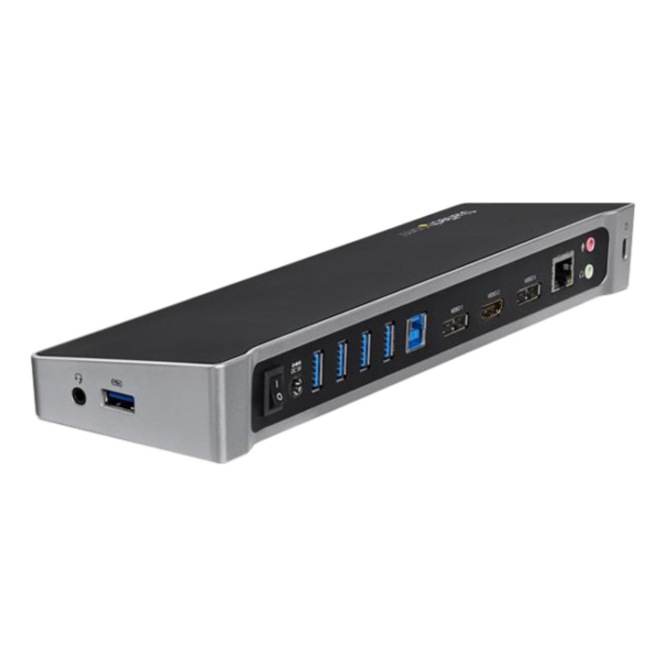 Thumbnail 3 of 10 for StarTech.com USB 3.0 Docking Station Triple Monitor DisplayPort/HDMI, 5x USB, USB Docking Station, TAA