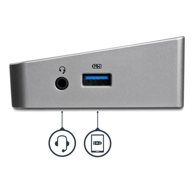 Thumbnail 4 of 10 for StarTech.com USB 3.0 Docking Station Triple Monitor DisplayPort/HDMI, 5x USB, USB Docking Station, TAA