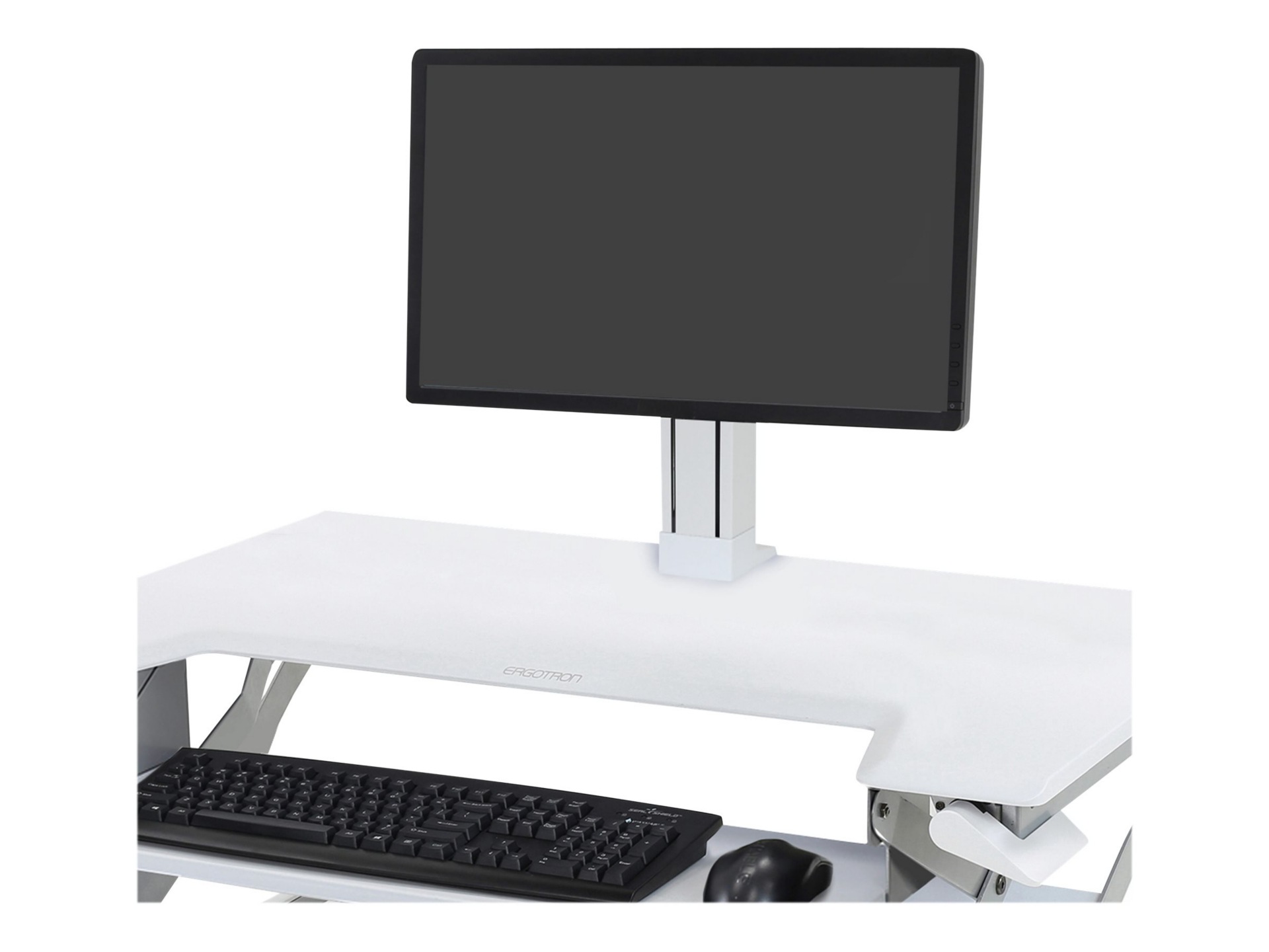 Ergotron WorkFit Single LD Monitor Kit mounting component - for LCD display - white