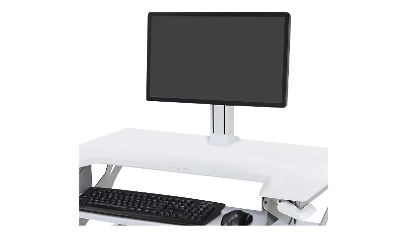 Ergotron WorkFit Single LD Monitor Kit mounting component - for LCD display - white
