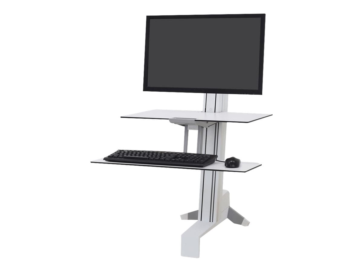 Ergotron WorkFit-S Single HD Workstation with Worksurface Standing Desk mounting kit - for LCD display / keyboard /