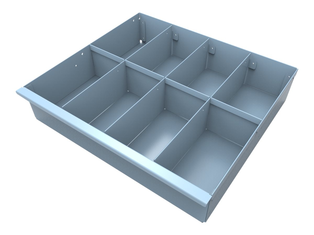 JACO Drawer Insert Tray,8 Compartment, No Lids mounting component