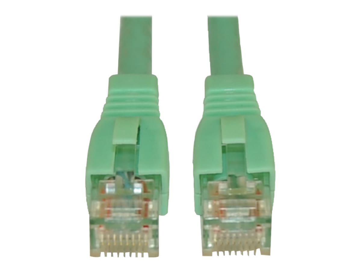 Eaton Tripp Lite Series Cat6a 10G Snagless UTP Ethernet Cable (RJ45 M/M), Aqua, 3 ft. (0.91 m) - patch cable - 91 cm -