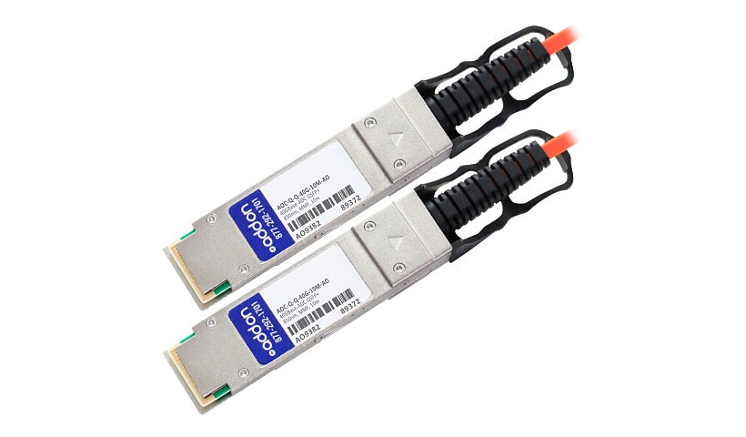 AddOn 10m Arista Compatible QSFP+ AOC - Ethernet 40GBase-AOC cable - 10 m