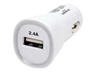 Tripp Lite USB Tablet Phone Car Charger High Power Adapter 5V / 2.4A