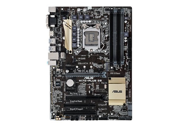 ASUS H170-PLUS D3 - motherboard - ATX - LGA1151 Socket - H170