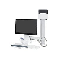 Ergotron StyleView Sit-Stand Combo System mounting kit - Patented Constant Force Technology - for LCD display / keyboard