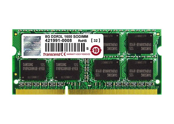 Transcend - DDR3L - 16 GB - SO-DIMM 204-pin - unbuffered