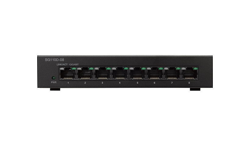 Cisco Small Business SG110D-08 - switch - 8 ports - unmanaged