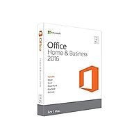 Microsoft Office for Mac Home and Business 2016 - box pack - 1 license