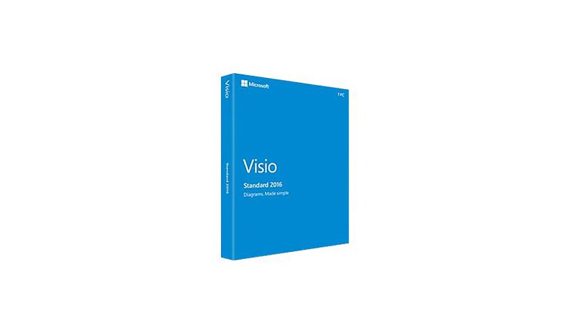 Microsoft Visio Standard 2016 - version boîte - 1 PC