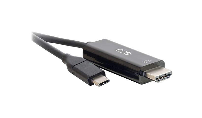 C2G 3ft USB C to HDMI Adapter Cable - Audio/Video - 4K 60Hz - M/M