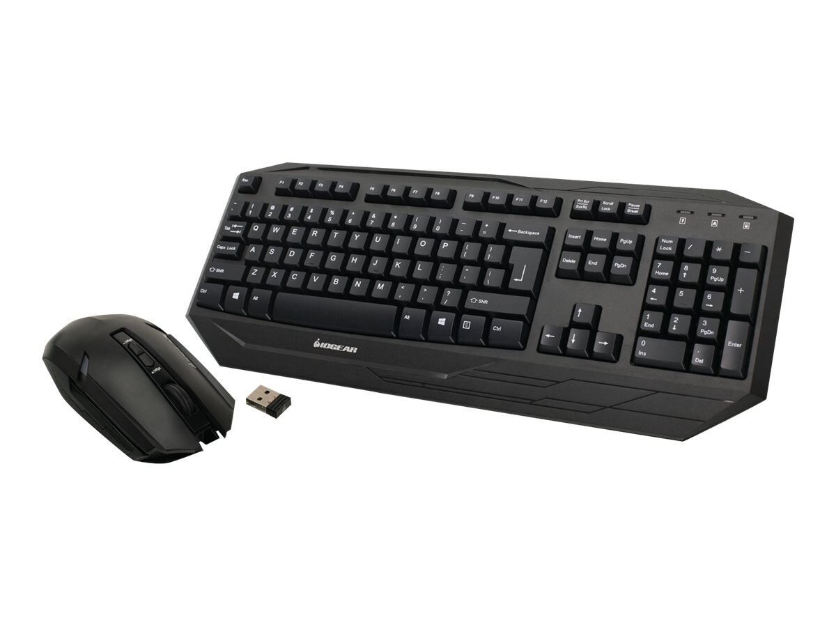 IOGEAR Wireless Gaming Keyboard and Mouse Combo