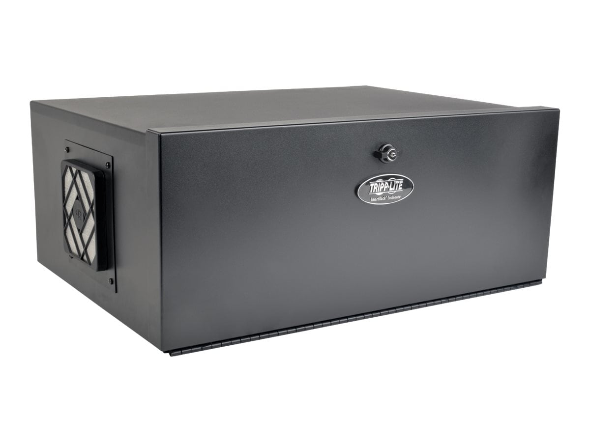 Tripp Lite 5U Security DVR Lockbox Rack Enclosure 60lb Capacity Black - rack - 5U
