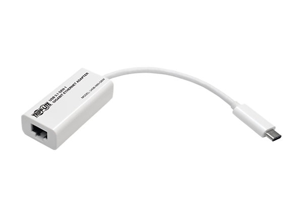 Lite USB-C to Gigabit Ethernet NIC Network Adapter Mbps White - network adapter - USB-C 3.1 Gigabit - - USB Hubs - CDW.com