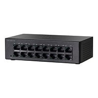 Cisco Small Business SF110D-16 - switch - 16 ports - unmanaged