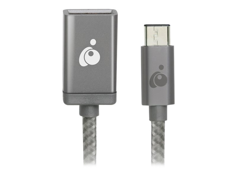 IOGEAR CHARGE&SYNC USB C/A ADAPT GRY