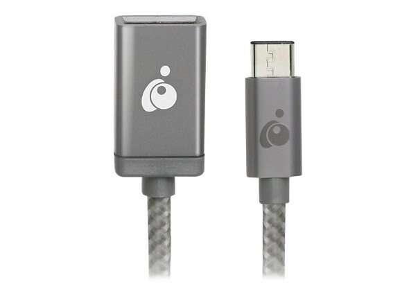 IOGEAR CHARGE&SYNC USB C/A ADAPT GRY