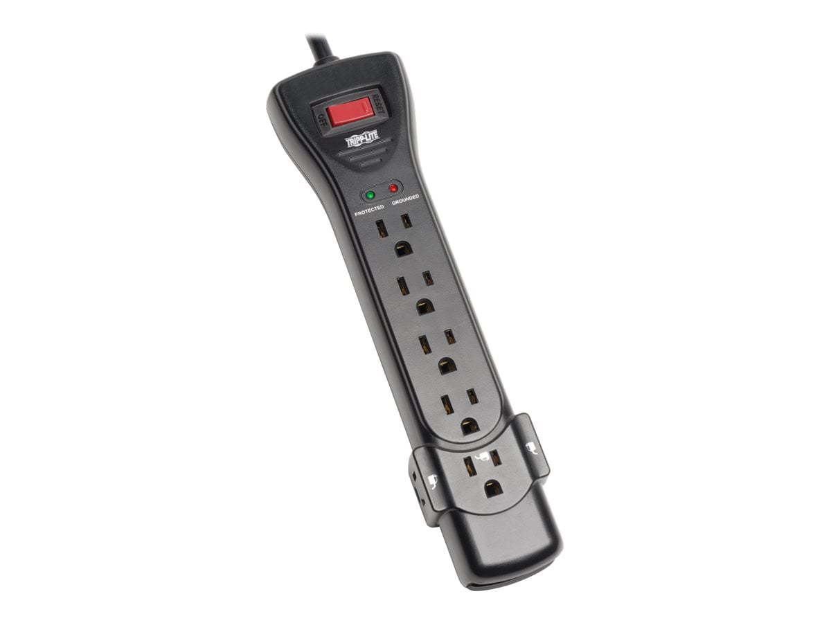 Tripp Lite Surge Protector Power Strip 7 Outlet 25 ft Cord Black 2160 J