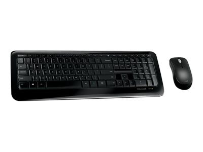 Microsoft Wireless Desktop 850 - keyboard and mouse set - QWERTY - US - black