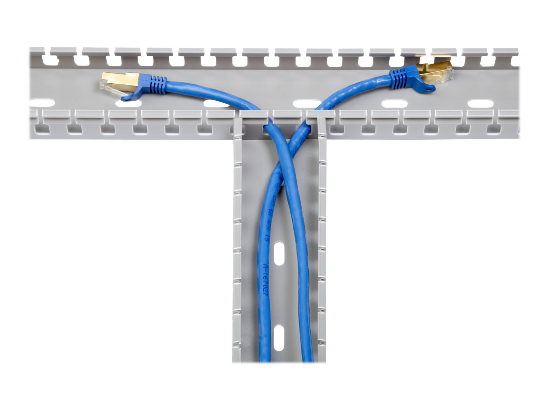 StarTech.com 5.6' Server Rack Cable Management - Open Slot Sidewalls