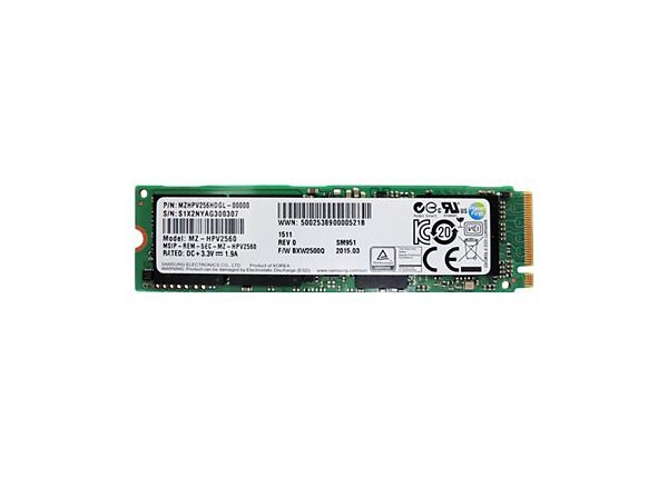 Samsung SM951 - solid state drive - 512 GB - PCI Express 3.0 x4