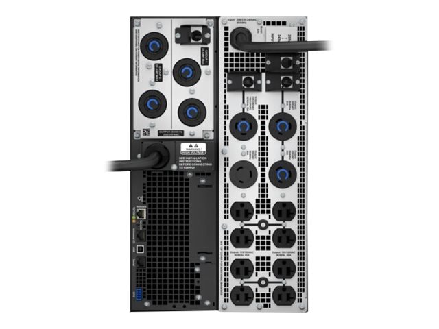 Thumbnail 4 of 6 for APC Smart-UPS SRT 5kVA, 208V, Tower w/o kit, 8x 5-20R, 4x L6-20R, 2x L6-30R, 1x L14-30R NEMA, w/transfo 208/240V to 120V