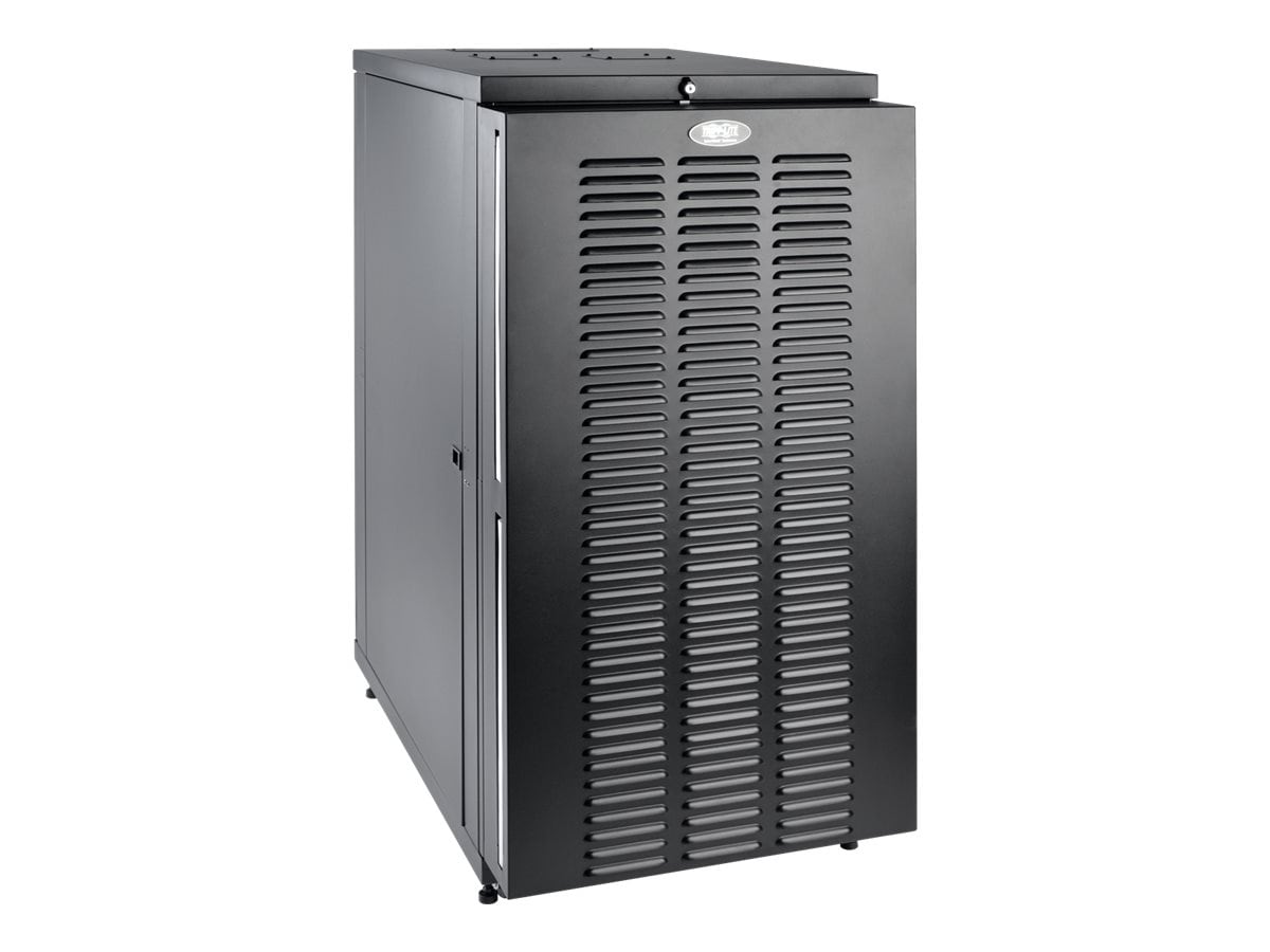 Tripp Lite 24U Industrial Rack Floor Enclosure Server Cabinet Doors & Sides - rack - 24U