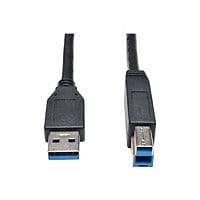 Eaton Tripp Lite Series USB 3.2 Gen 1 SuperSpeed Device Cable (A to B M/M) Black, 6 ft. (1.83 m) - USB cable - USB Type