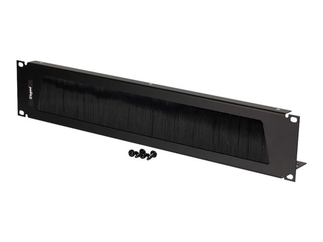 C2G 2U Cable Pass-Through Panel with Brush Strip cable management panel - 2