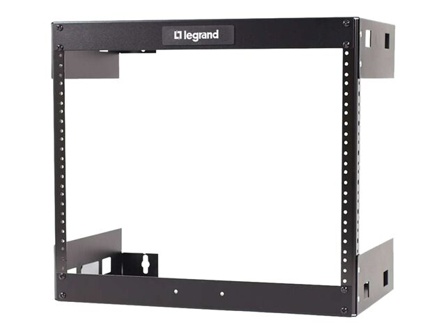 C2G 8U Wall Mount Open Frame Rack - 12in Deep (TAA Compliant) rack - 8U